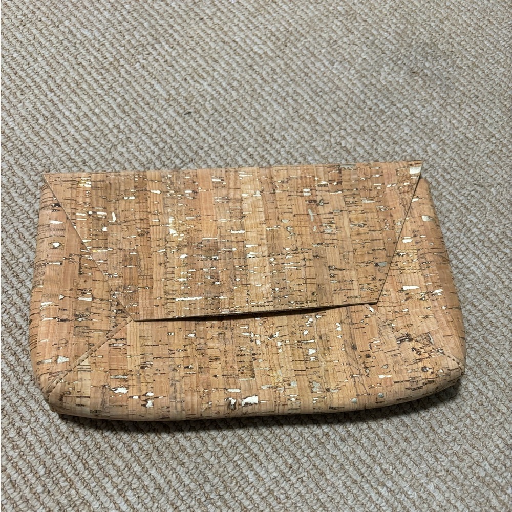 J-Crew Cork Clutch